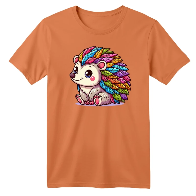 تی شرت آستین کوتاه بچگانه مدل خارپشت کد 011