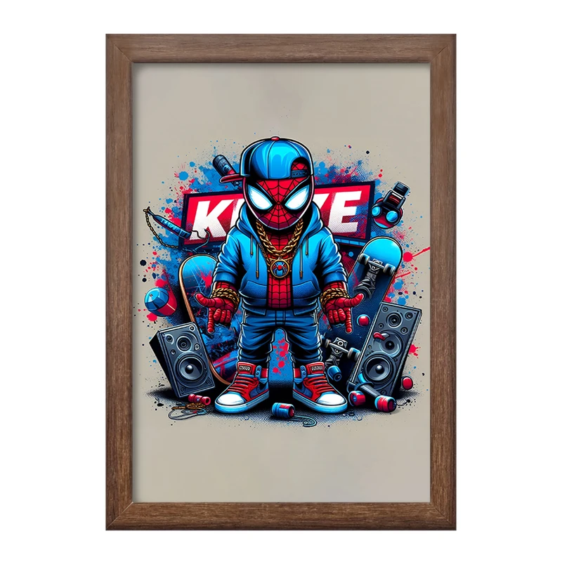 تابلو خندالو طرح مرد عنکبوتی (Spider Man) کد F4416