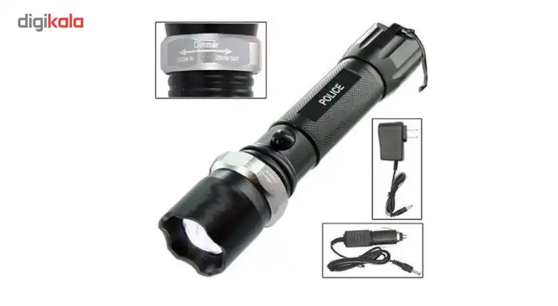 چراغ قوه پلیس مدل قابل شارژ Power Style