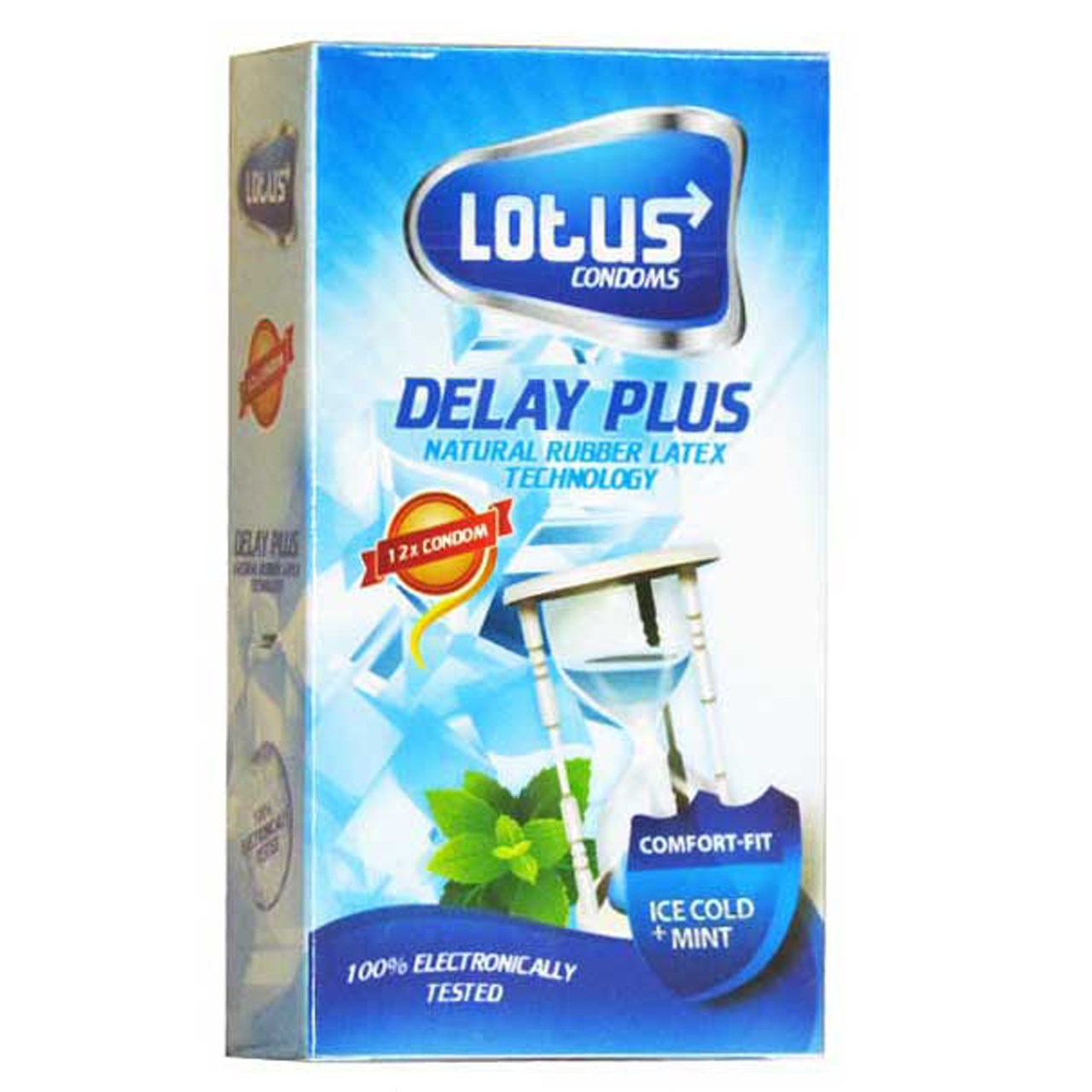 کاندوم لوتوس مدل DELAY PLUS بسته 12 عددی