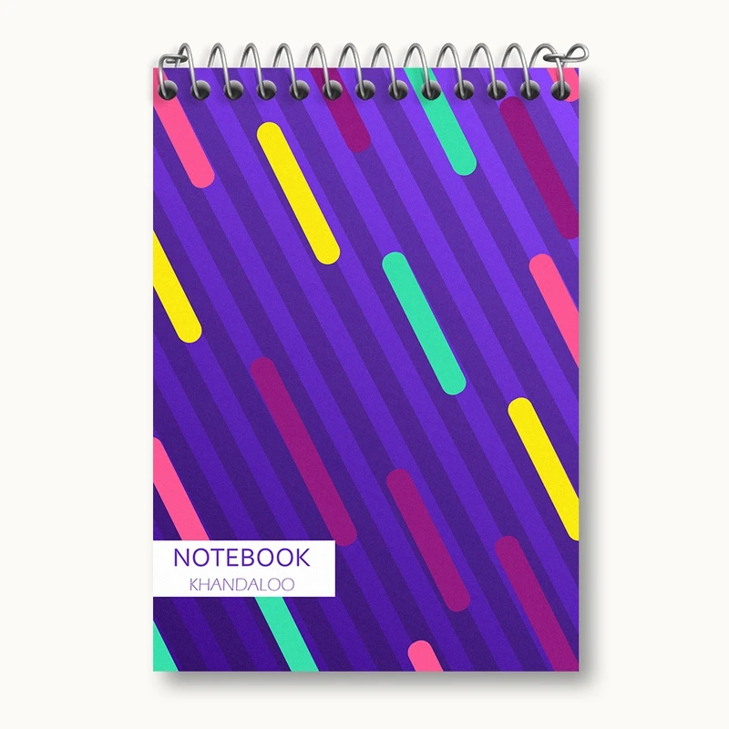 دفتر یادداشت 50 برگ خندالو مدل مدرن رنگی کد N72