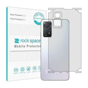 Transparent Rockspace HyGEL model phone back protector suitable for Xiaomi Redmi Note 11E Pro mobile phone