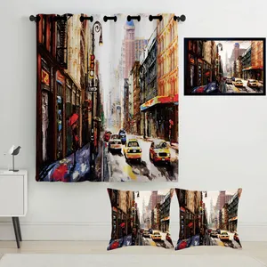 Rence S2-41122 Curtain with Tableau and Cushion