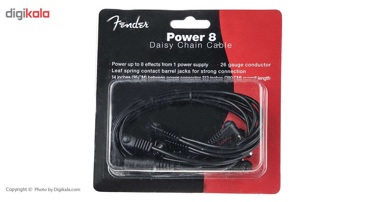 کابل برق پدال گیتار الکتریک فندر مدل Power 8 - Daisy Chain