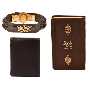 ست هدیه طرح تولد اسفند کهن چرم  مدل m108-12