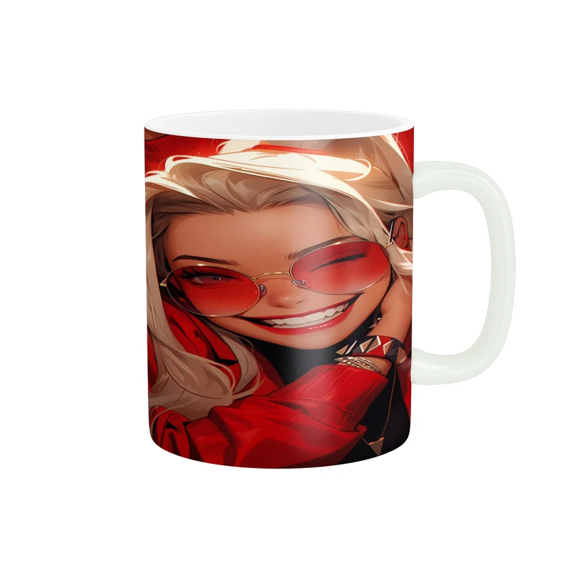 ماگ پاد آفرین مدل دخترک های موودی کد 20