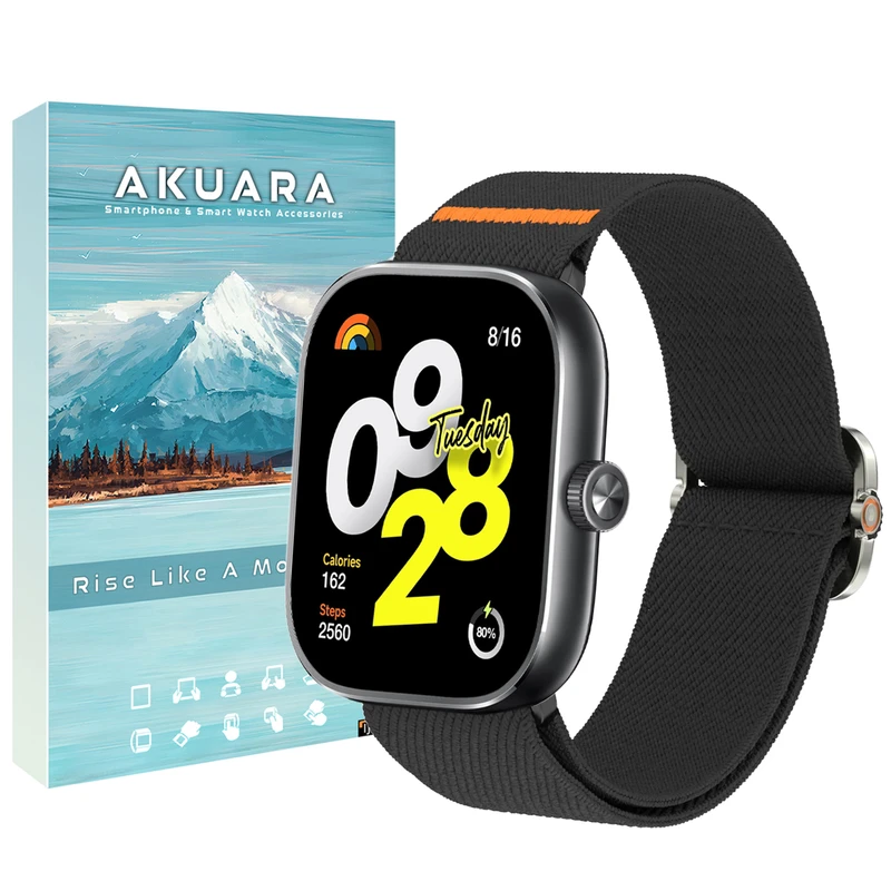 بند آکوآرا مدل FBRK 8pbk مناسب برای ساعت هوشمند شیائومی Mi band 8 Pro 30mm