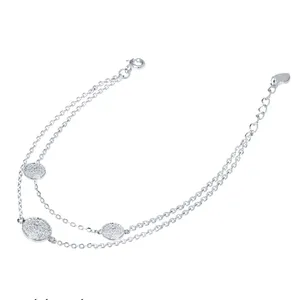 دستبند نقره اقلیمه کد DN215