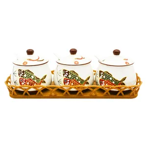 ست جا ادویه  سه پارچه جادرنا مدل 127