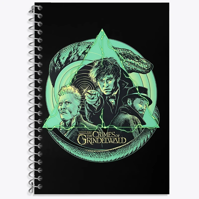 دفتر لغت 50 برگ خندالو طرح The Crimes of Grindelwal کد N5707