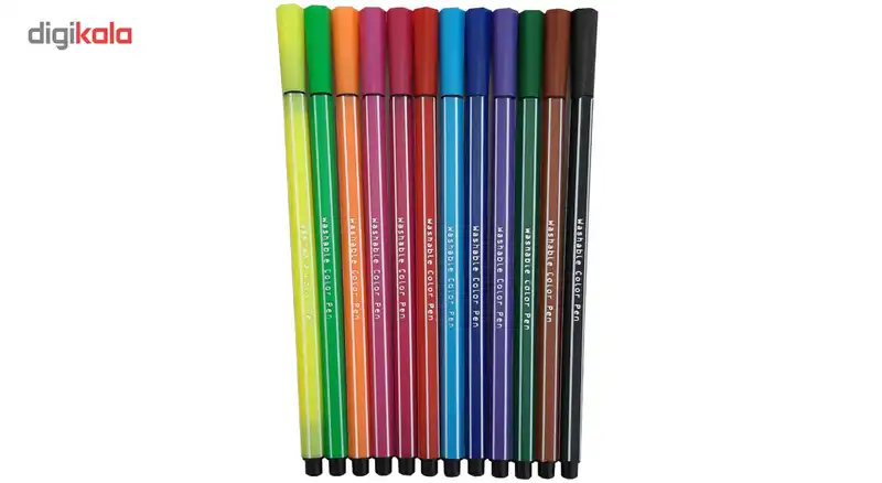 ماژیک رنگ آمیزی 12 رنگ الی هاپ کد A