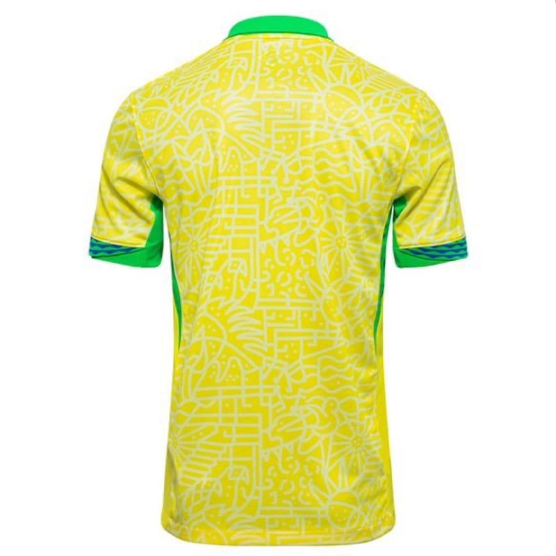 تی شرت آستین کوتاه ورزشی مردانه مدل برزیل کد Home 2024 -  - 8