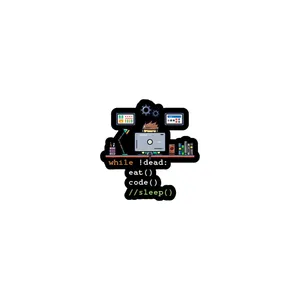 استیکر تزئینی موبایل و تبلت لولو مدل برنامه نویسی PROGRAMMING کد 321