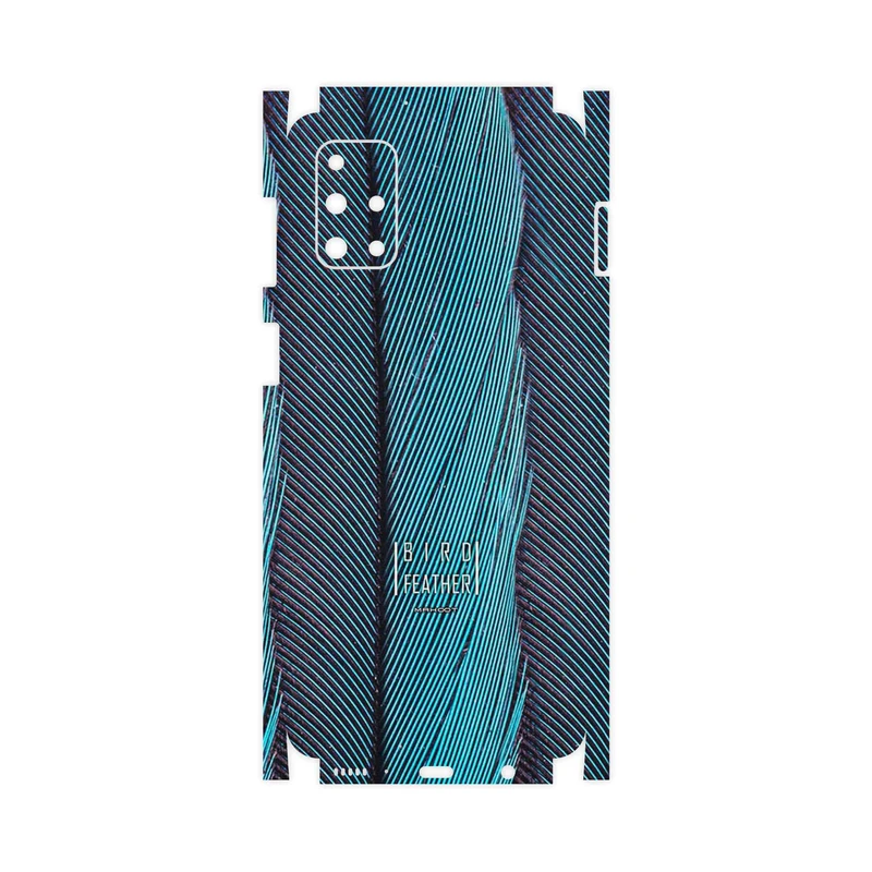 برچسب پوششی ماهوت مدل Turquoise feathers-FullSkin مناسب برای گوشی موبایل سامسونگ Galaxy M31S