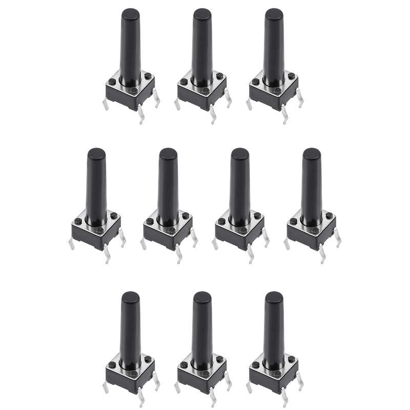 میکرو سوئیچ مدل Vertical-6×6×17-4P بسته 10 عددی