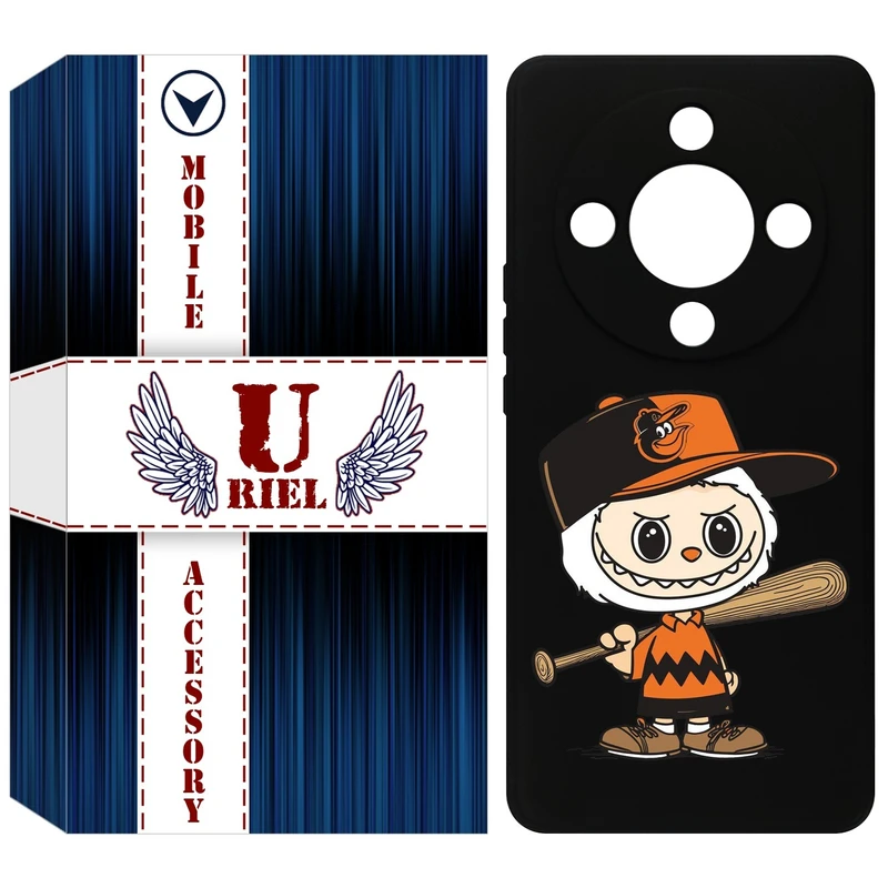 کاور یوریل قاب مدل KSH کد 128 طرح عروسک لبوبو مناسب برای گوشی موبایل آنر X9b / X50 / Magic6 Lite