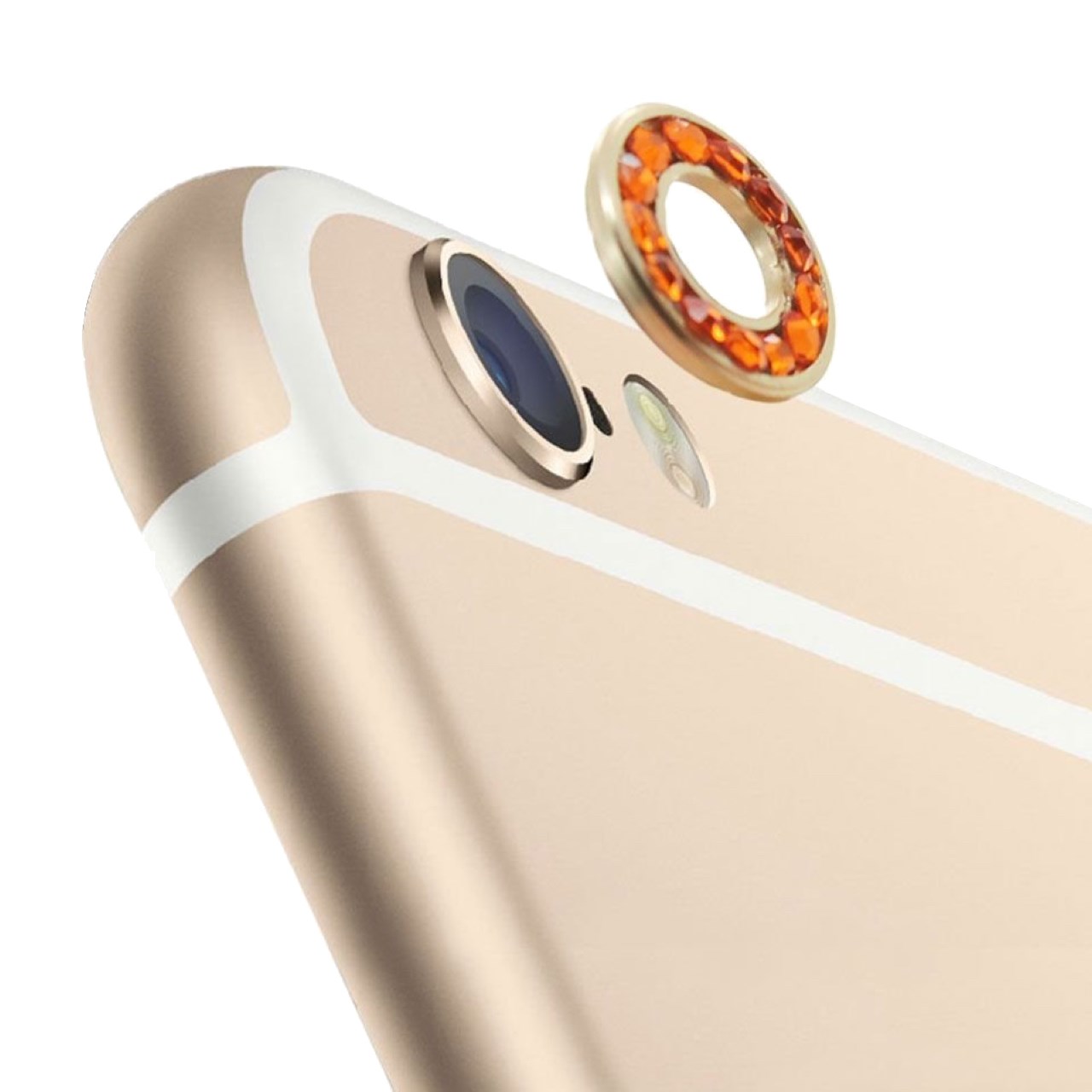 محافظ لنز دوربین جواهرنشان مدل Diamond مناسب برای iPhone 6 Plus