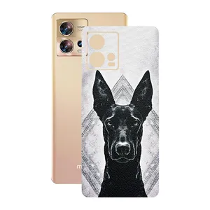 Remax cover sticker Leth model Doberman design suitable for Motorola Edge 30 Fusion mobile phone