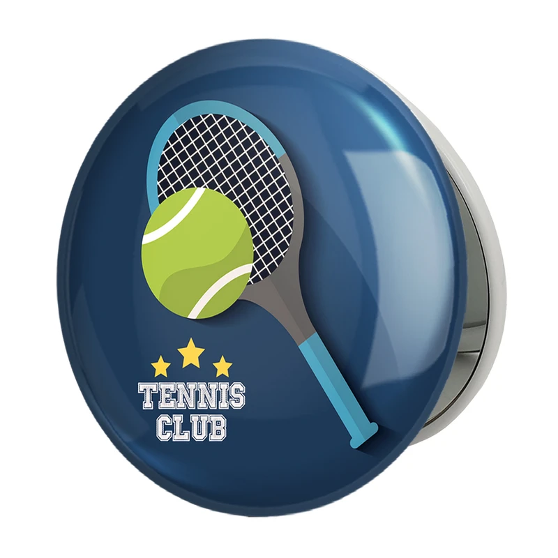 آینه جیبی خندالو طرح تنیس Tennis مدل تاشو کد 26626 