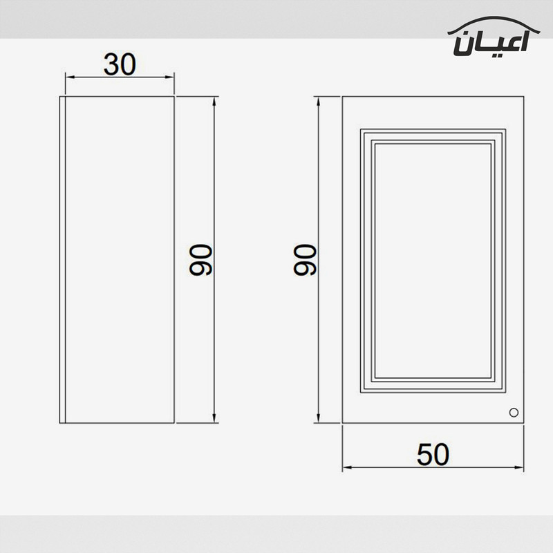 کابینت آشپزخانه اعیان مدل FH CG25