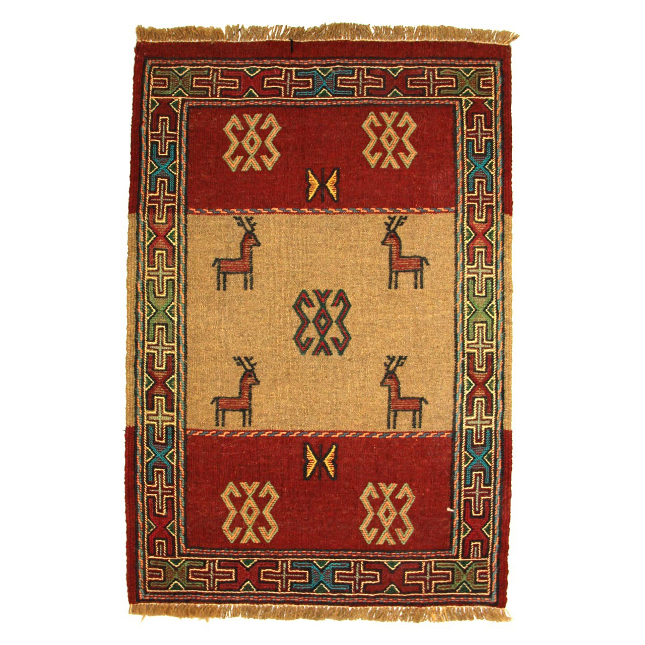 گلیم دستباف سرزمین فرش  کد TKG109