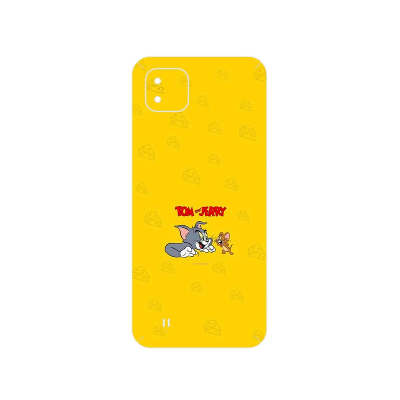 برچسب پوششی ماهوت مدل Tom and Jerry مناسب برای گوشی موبایل ریلمی C11 2021