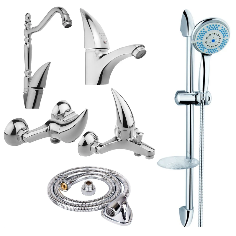 ست شیرآلات فراست پویا مدل اسمورف مجموعه 6 عددی