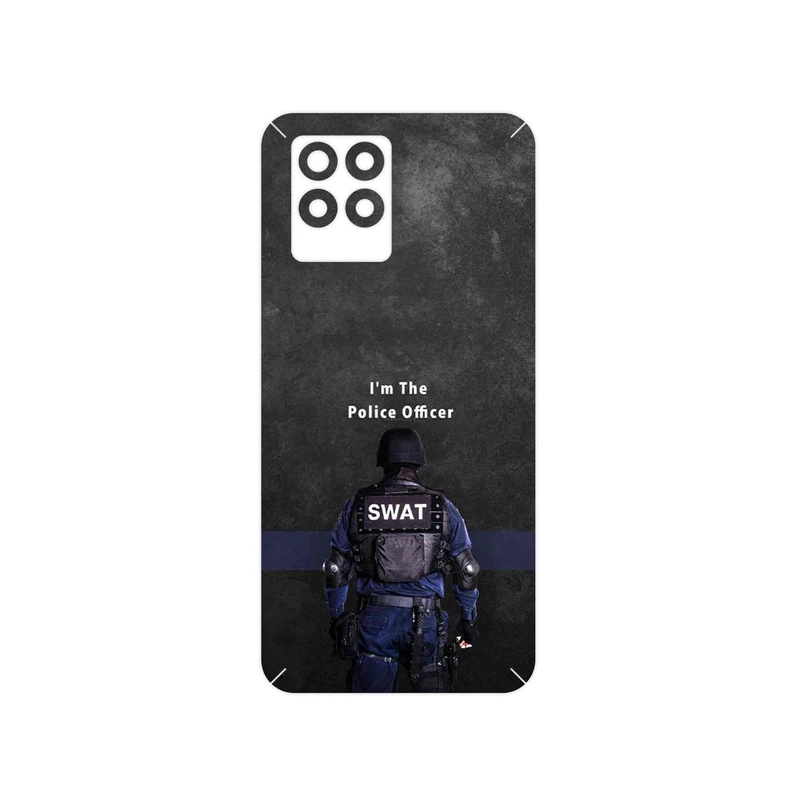 برچسب پوششی ماهوت مدل Police Officer مناسب برای گوشی موبایل ریلمی 8 Pro