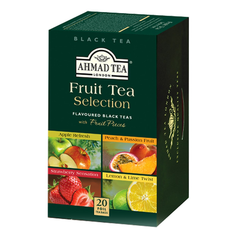 بسته چای سبز کیسه ای چای احمد مدل Fruit Tea Selection