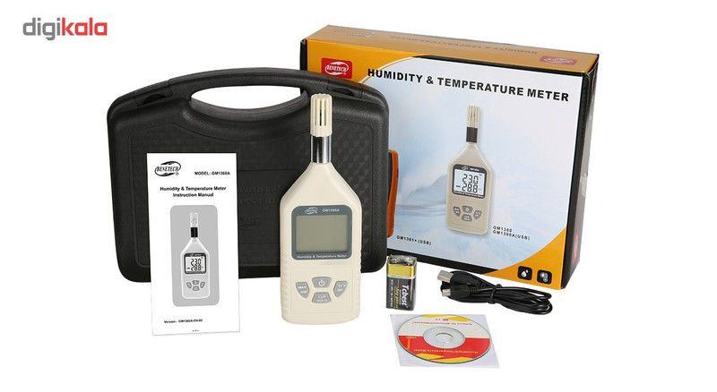 رطوبت سنج و دماسنج دیجیتال بنتک مدل GM1360A