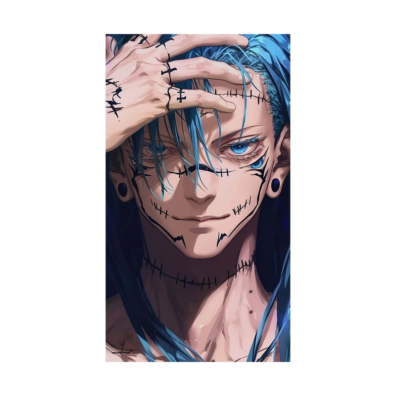استیکر لپ تاپ و موبایل مدل انیمه طرح جوجوتسو کایسن ماهیتو Jujutsu Kaisen Mahito کد 4489