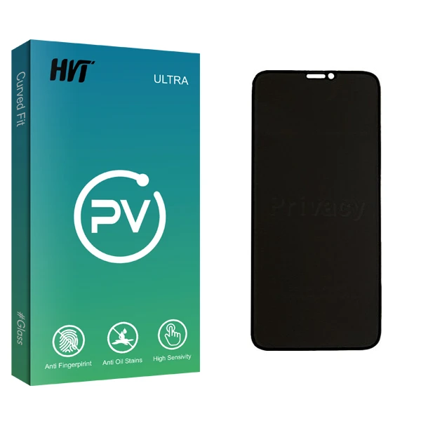 محافظ صفحه نمایش حریم شخصی اچ وی تی مدل PV glass مناسب برای گوشی موبایل اپل iPhone 11 Pro
