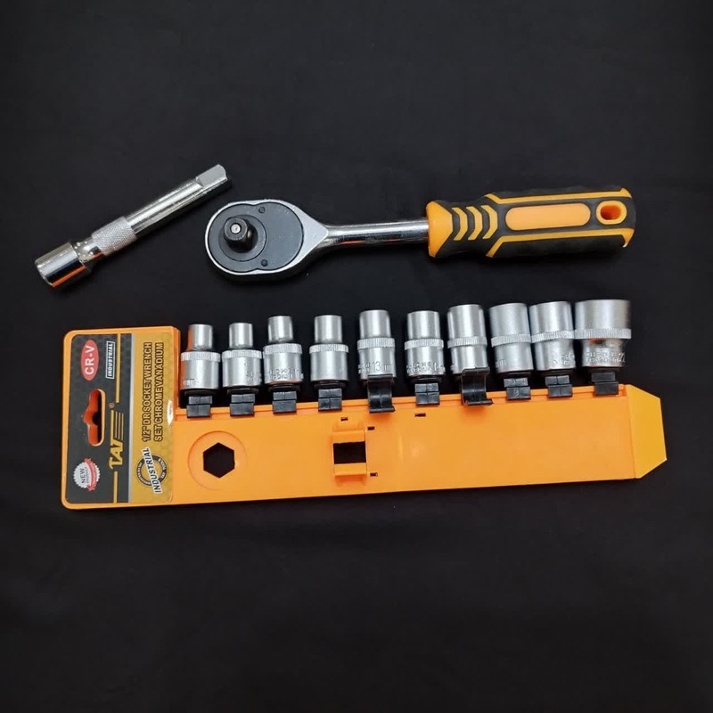 آچار بکس تات مدل 1cs مجموعه 10 عددی