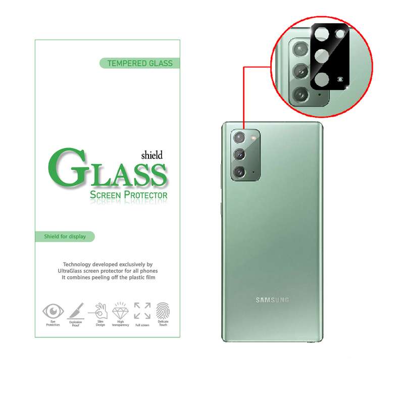 محافظ لنز دوربین شیلد گلس مدل LFUL مناسب برای گوشی موبایل سامسونگ Galaxy Note20