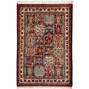 فرش دستباف دو متری مدل بختیاری خشتی کد 1135