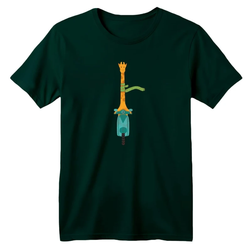 تی شرت آستین کوتاه بچگانه مدل زرافه کد ۲۸