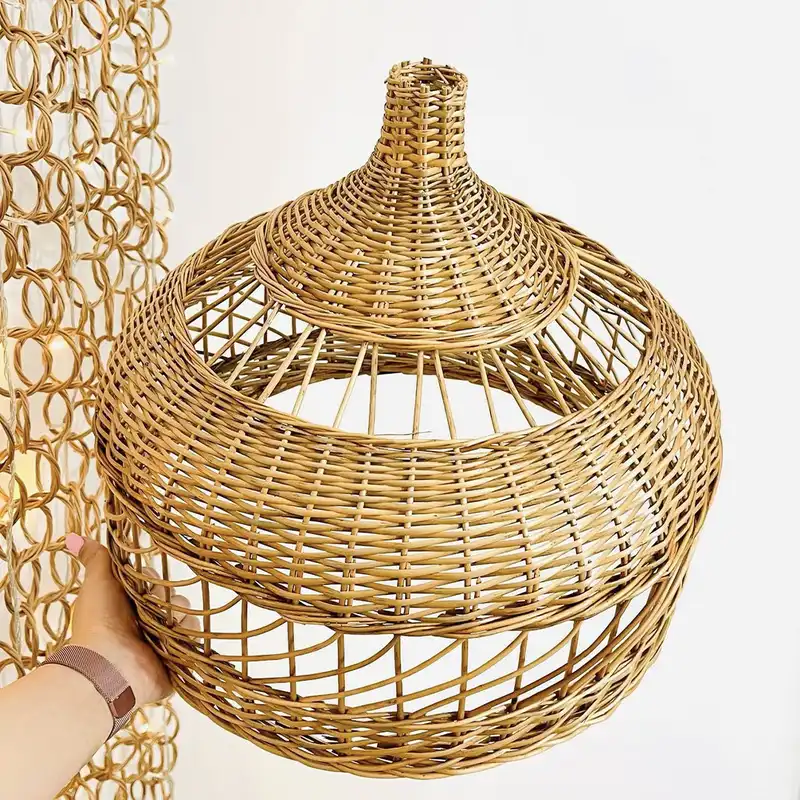 لوستر حصیری مدل مرواربافی کد 01