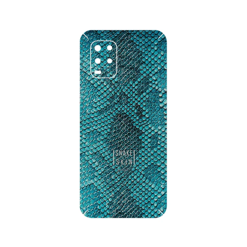 برچسب پوششی ماهوت مدل Blue Snake Skin مناسب برای گوشی موبایل شیائومی Mi 10 Lite 5G