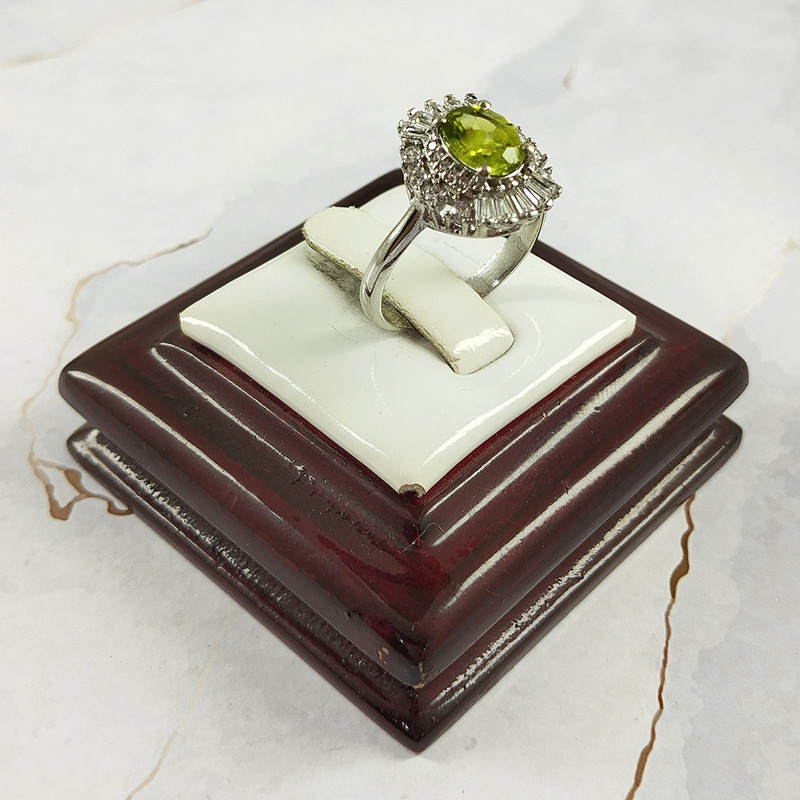 انگشتر نقره زنانه سلین کالا مدل زبرجد کد 28