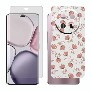 Glass Together model matte screen protector suitable for Honor X9c mobile phone with back cover sticker