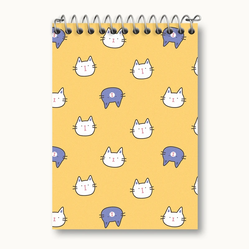 دفتر یادداشت 50 برگ خندالو مدل گربه (Cat) کد N1298