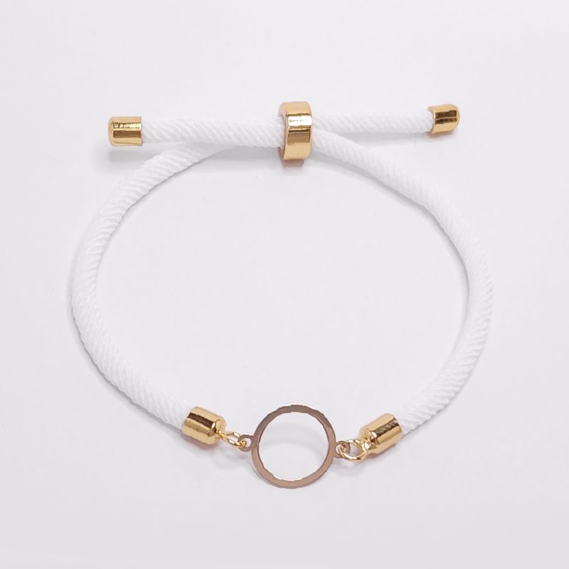 دستبند طلا 18 عیار زنانه مدل رینگ -  - 1