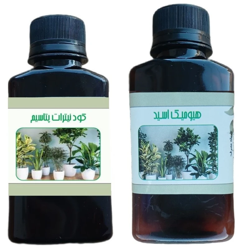 کود مایع نیترات پتاسیم و هیومیک اسید مدل life - D حجم 110 میلی لیتر بسته 2 عددی