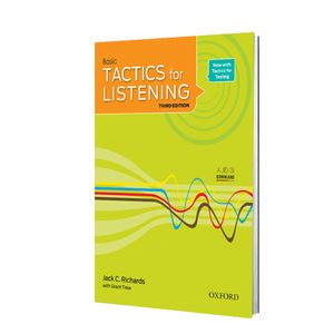 کتاب Tactics for Listening Basic اثر Jack C.Richards and Grant Trew انتشارات آریونا