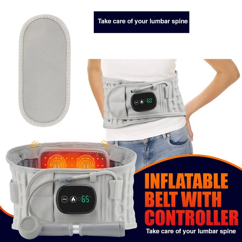 ماساژور کمر مدل Hot Electric Vibrating Belt Inflatable Lumbar ماساژور کمر مدل Hot Electric Vibrating Belt Inflatable Lumbar