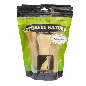غذای تشویقی نوترا پت مدل Rawhide bone  وزن 350 گرم