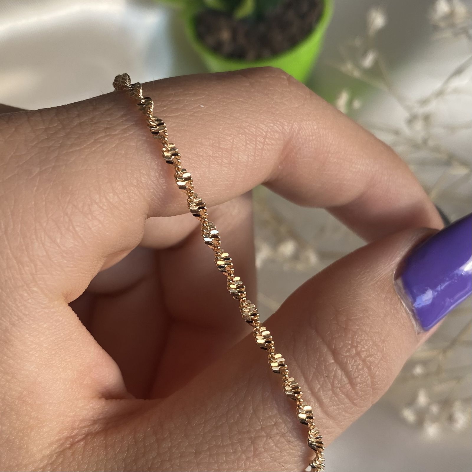 زنجیر زنانه ژوپینگ مدل مارپیچ -  - 3
