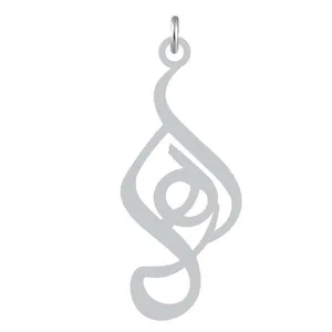 آویز گردنبند نقره کرابو طرح رها مدل Kn2-975