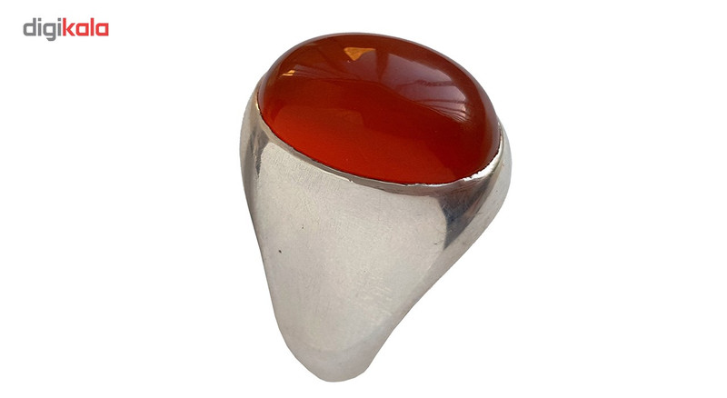 انگشتر نقره جواهرسرا مدل عقیق آبدار یمنی