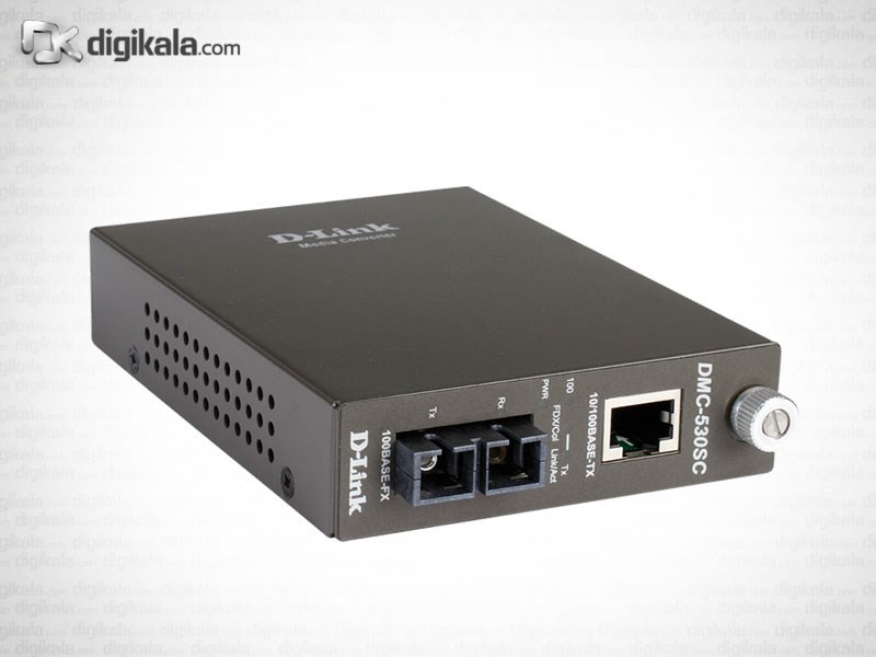 مبدل فیبر نوری به اترنت دی-لینک مدل DMC-530SC